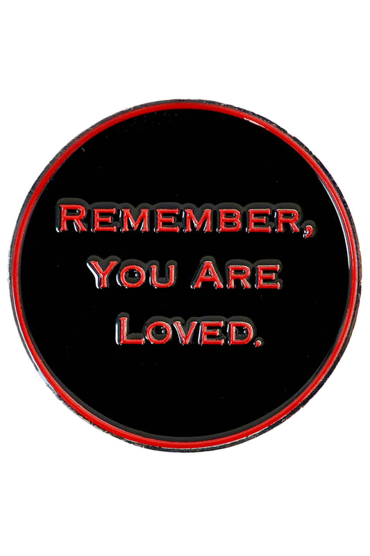 Heart Skull Two-Sided, 3D Logo Challenge Coin