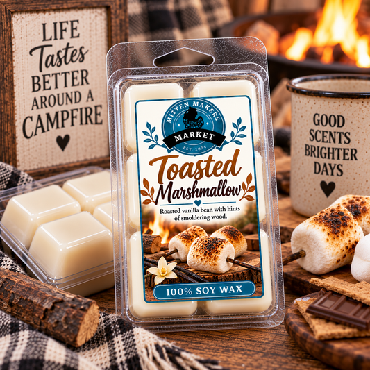 Soy Wax Melts (100%) - Toasted Marshmallow