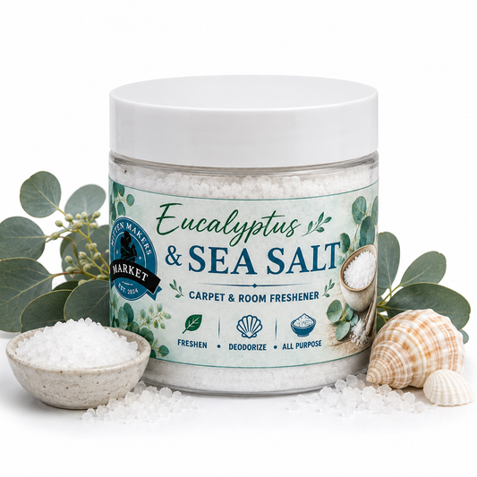 Carpet & Room Freshener - Eucalyptus & Sea Salt – 4 oz