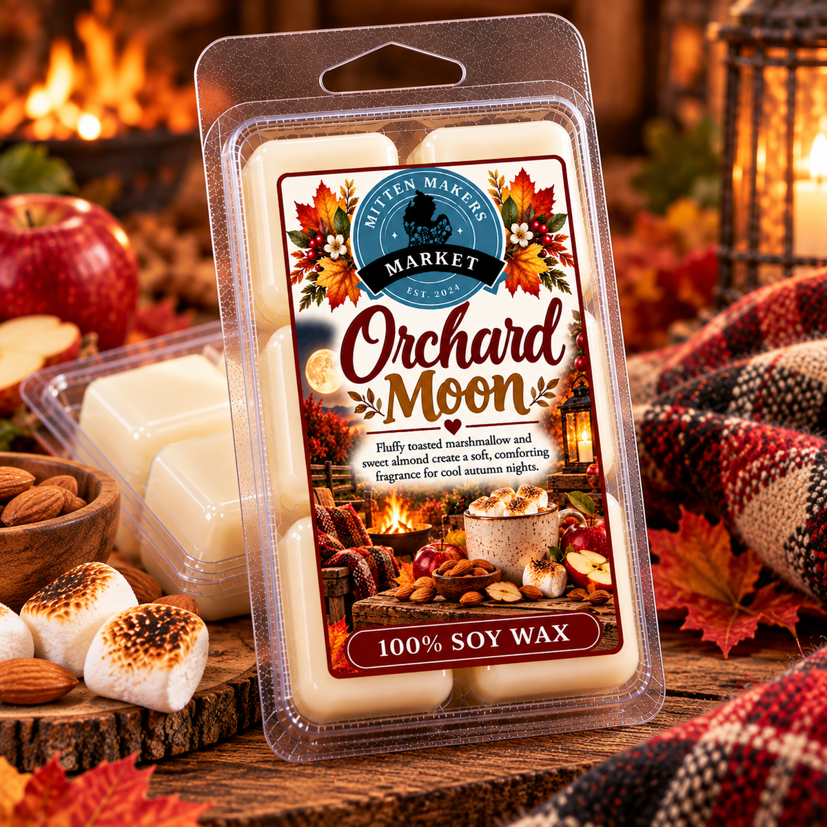 Soy Wax Melts (100%) - Orchard Moon