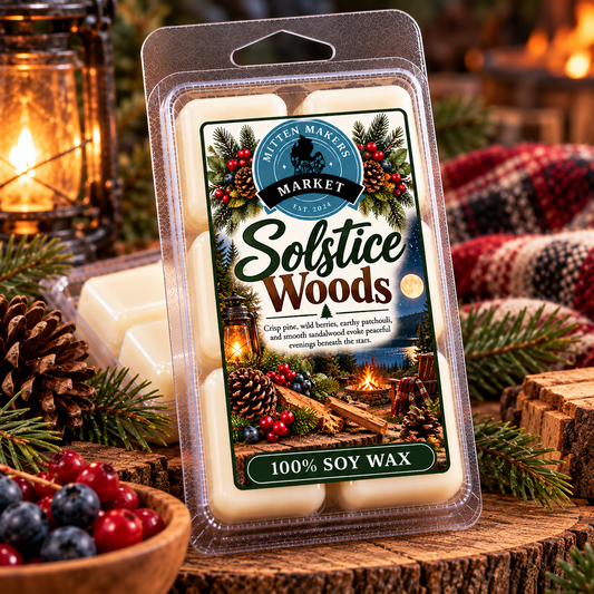 Soy Wax Melts (100%) - Solstice Woods