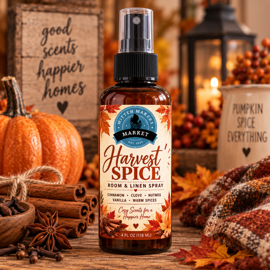 Room & Linen Spray- Harvest Spice – 4 oz