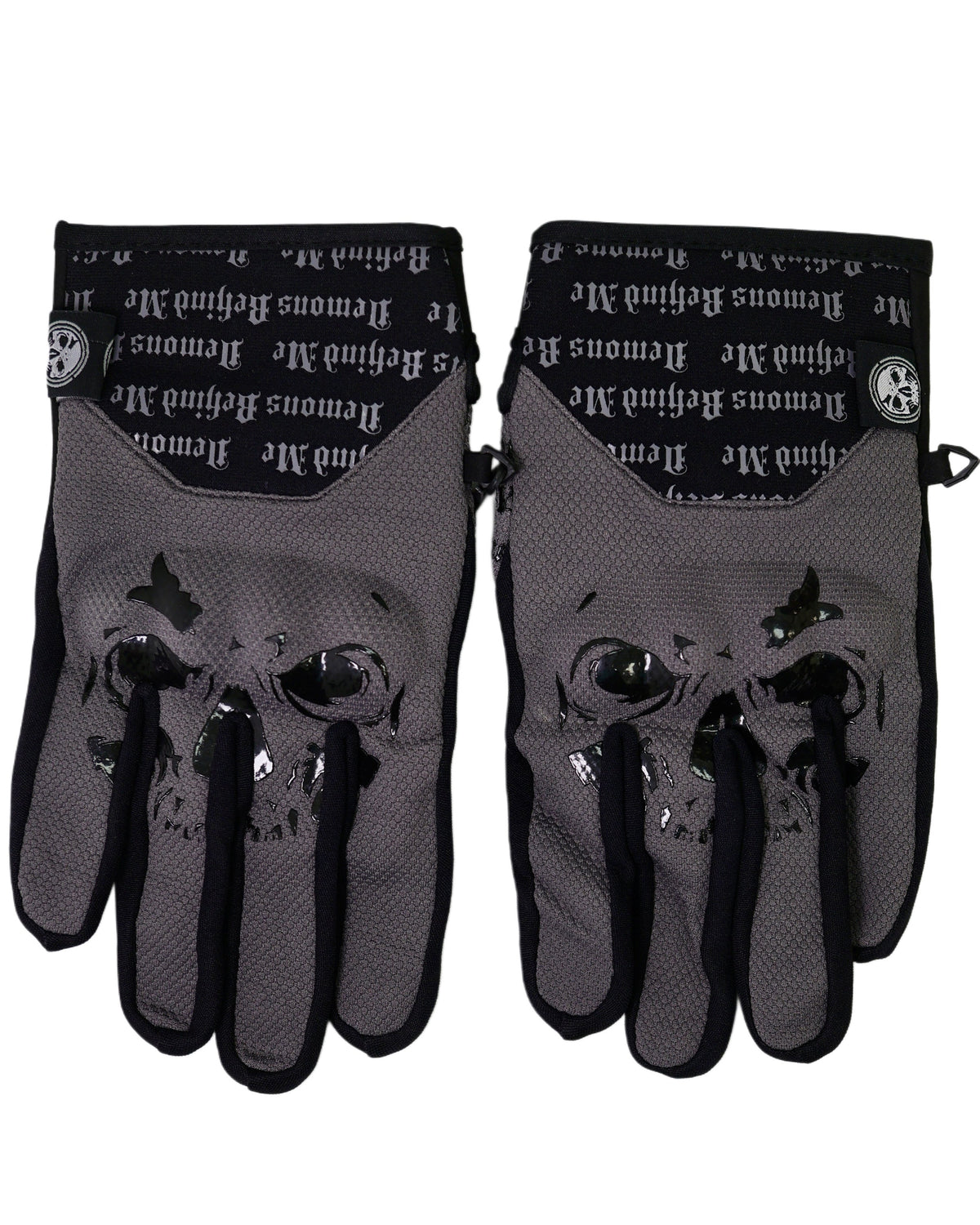 NEW! Big Skull Padded Riding Gloves