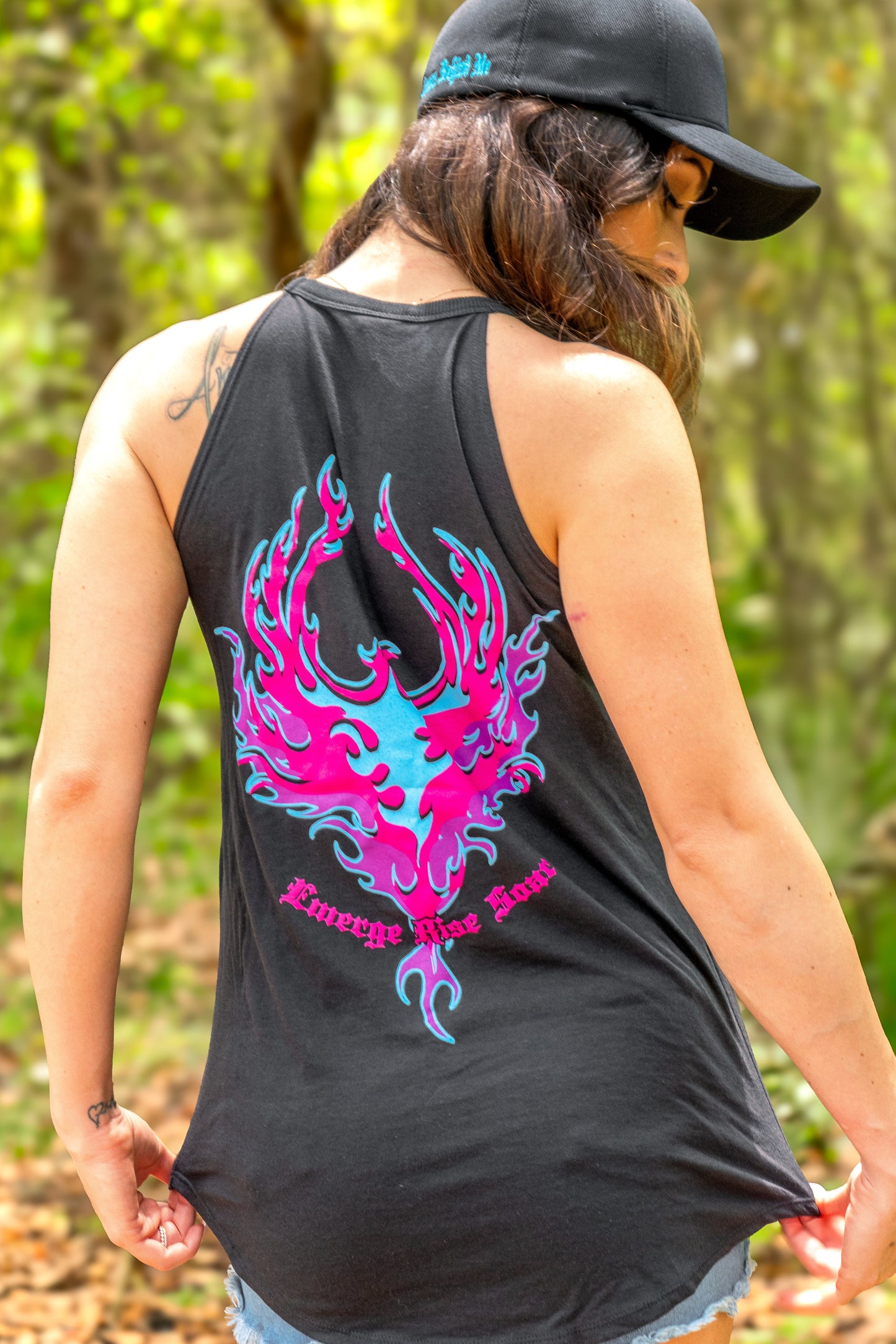 Women's "Phoenix Rising" Rocker Tank Top