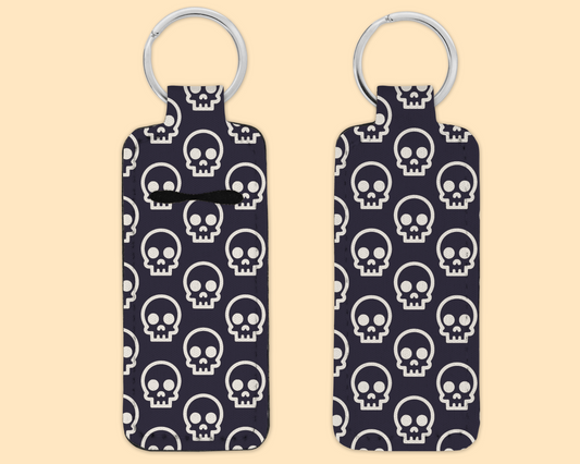 Chapstick / Lip Balm Keychain - Skulls