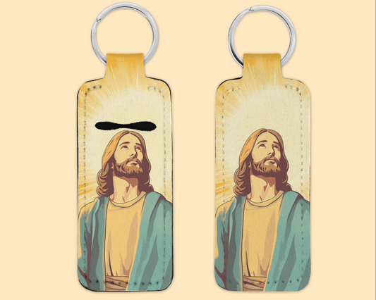 Chapstick / Lip Balm Keychain - (E107C) Look up to Jesus