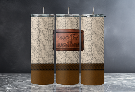 Sweater Weather 20 oz Skinny Tumbler