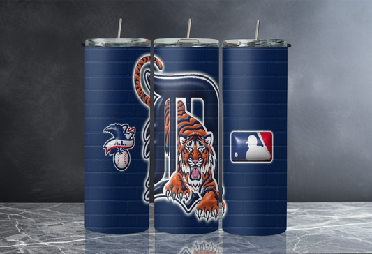 Detroit Tigers 20 oz Skinny Tumbler