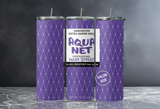 Aqua Net 20 oz Skinny Tumbler