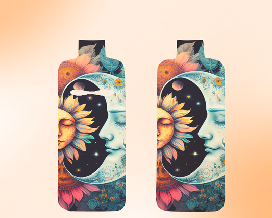 Chapstick / Lip Balm Keychain - Sun & Moon