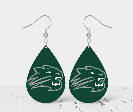 Teardrop Earrings - School Spirit - Jenison Wildcats