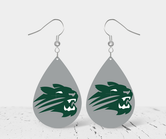 Teardrop Earrings - School Spirit - Jenison Wildcats