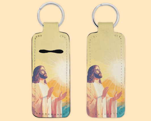 Chapstick / Lip Balm Keychain - Praise Jesus