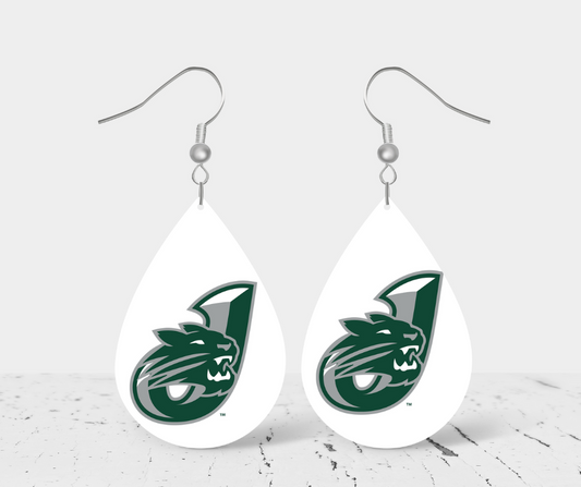 Teardrop Earrings - School Spirit - Jenison Wildcats
