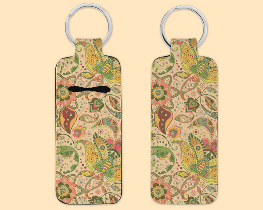 Chapstick / Lip Balm Keychain - Floral