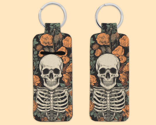 Chapstick / Lip Balm Keychain - Skeleton