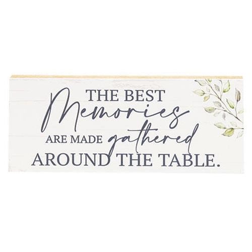 The Best Memories Shelf Sitter, 10" x 4"