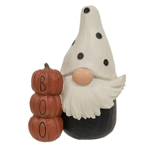 Boo Pumpkins Resin Gnome