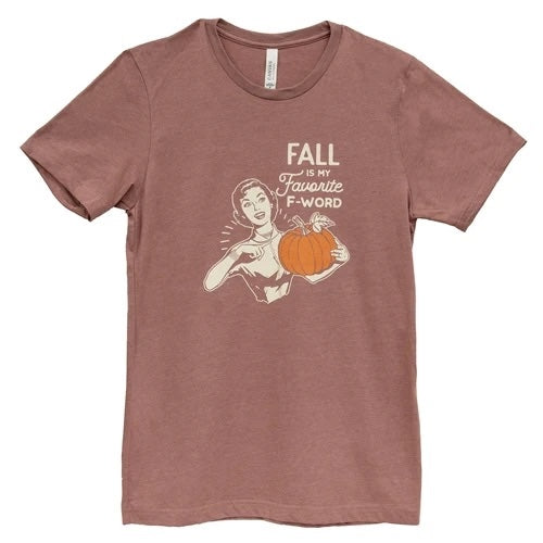 Fall Is My Favorite T-Shirt - Heather Mauve - Small