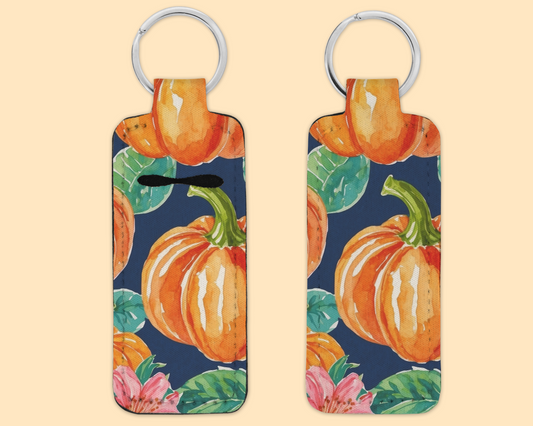Chapstick / Lip Balm Keychain - Pumpkins