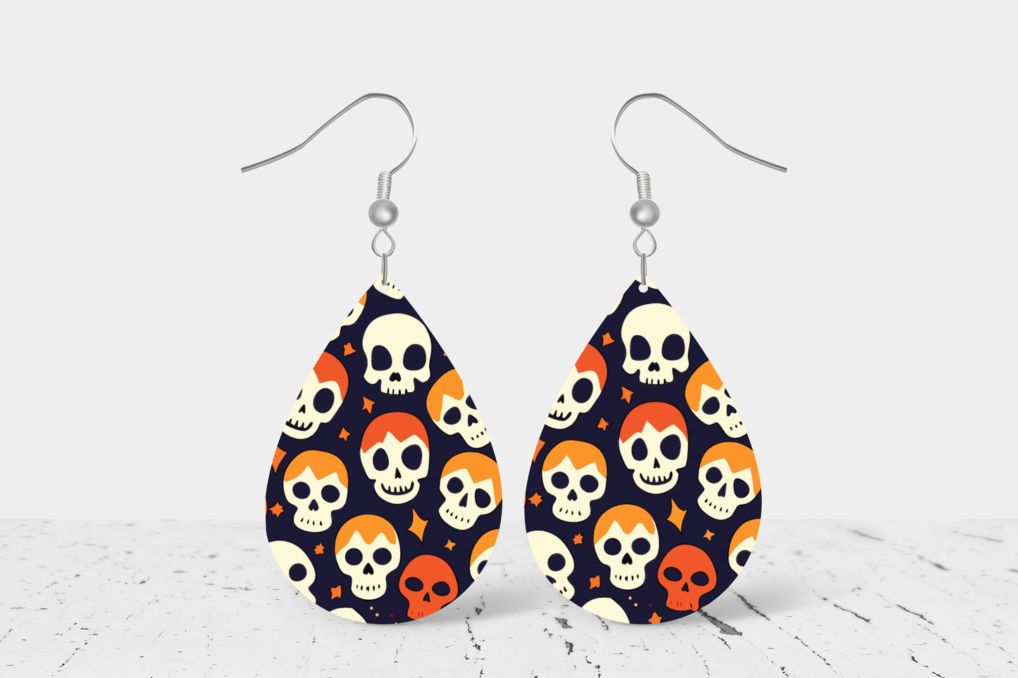 Teardrop Earrings (H2E) - Fall / Halloween Earrings