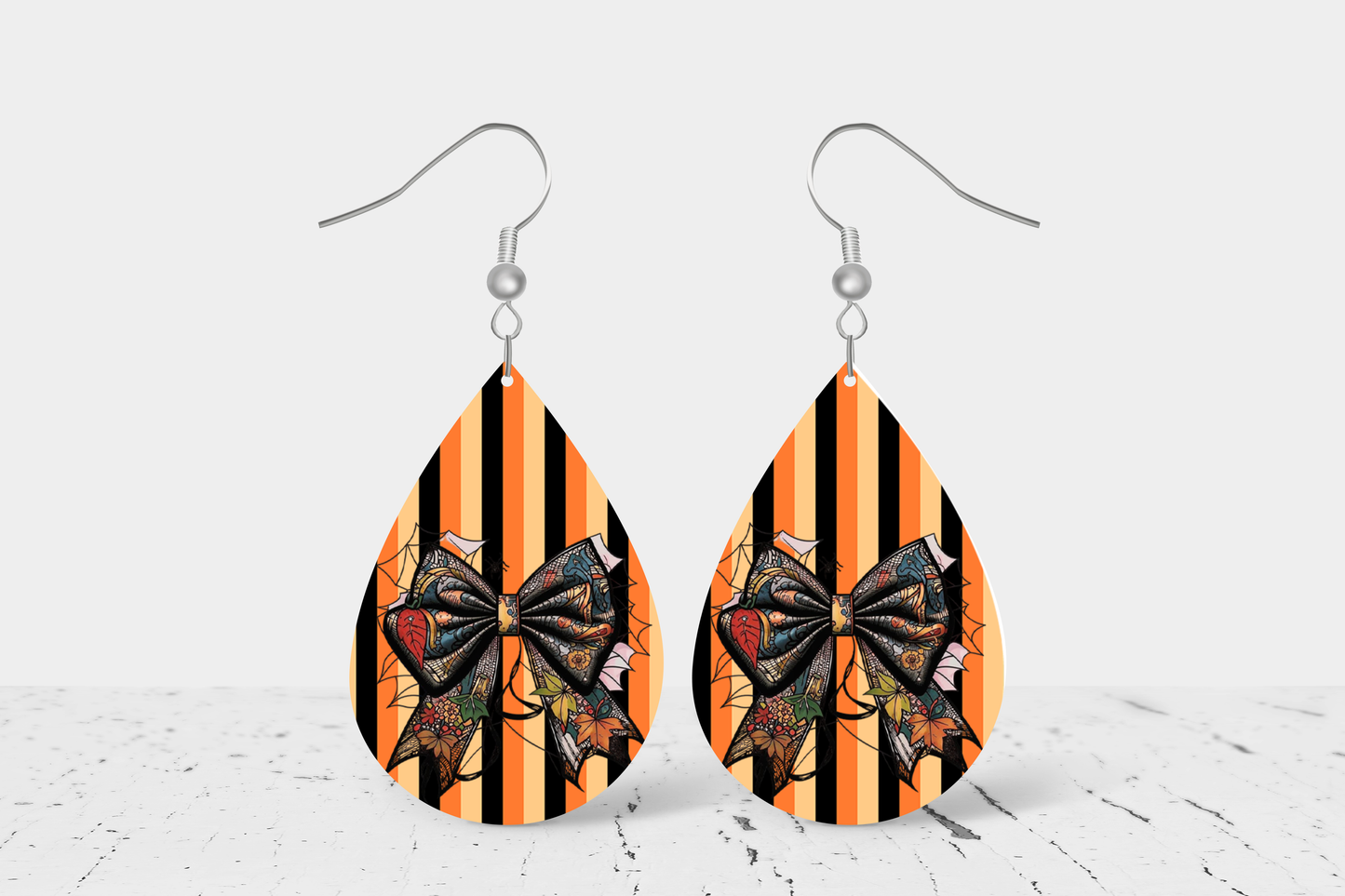 Teardrop Earrings (H5E) - Fall / Halloween Earrings