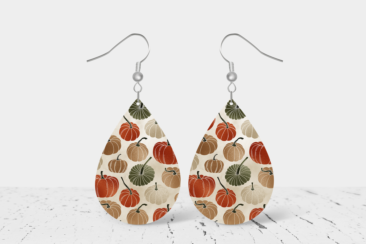 Teardrop Earrings (H7E) - Fall / Halloween Earrings