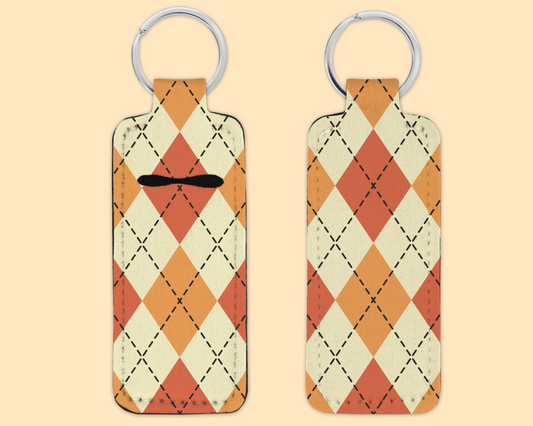 Chapstick / Lip Balm Keychain - Paisley