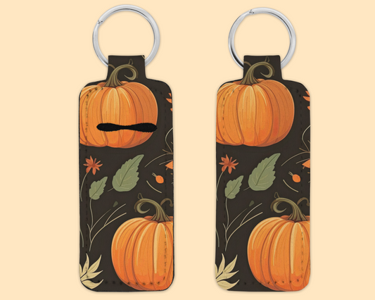 Chapstick / Lip Balm Keychain - Pumpkins