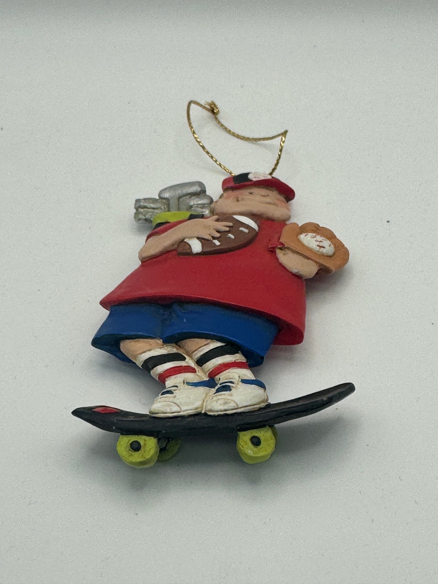 Midwest of Cannon Falls “All Sports Boy” Christmas Ornament – Vintage 4"