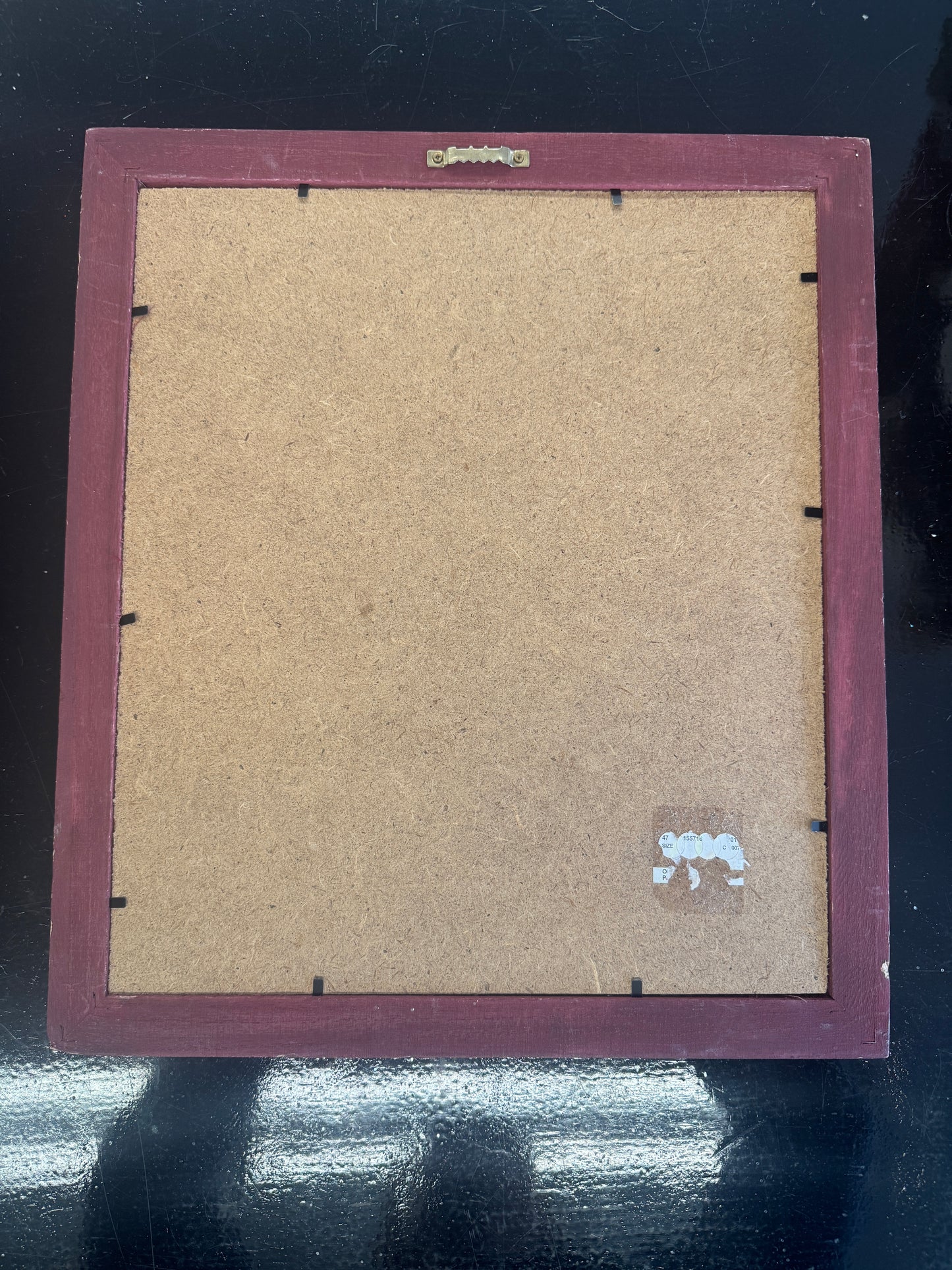 Framed Cross-Stitch “May the Spirit of Christmas Fill My House” – Rustic Country Decor 16x14"