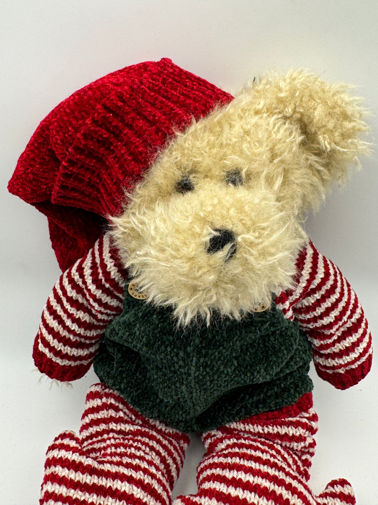 Boyds Bears “Ernie Elfbeary” – Collectible Posable Teddy Bear Christmas Plush