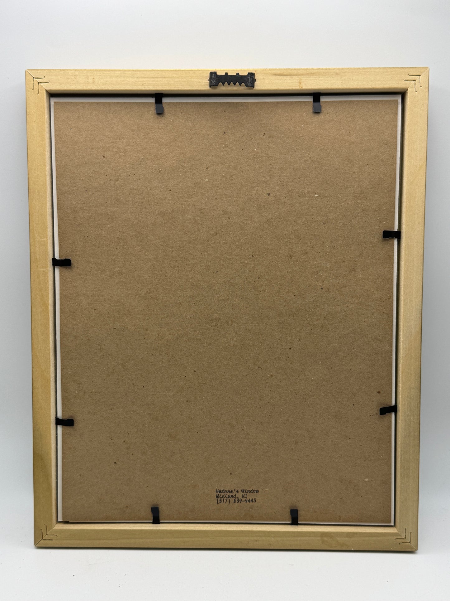 Peggy Abrams “The Journey” Framed Art Print – Old World Santa Christmas Decor 11.5" x 9.5"