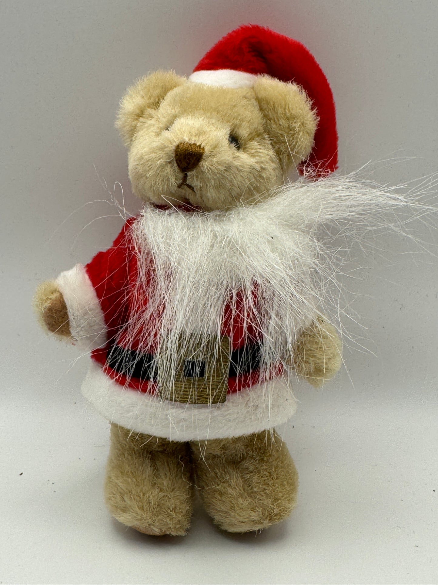 Ganz Wee Bear Village Santa Claus Teddy Bear – 5.5" Vintage Jointed Plush