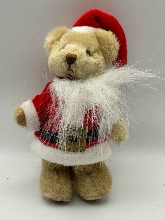 Ganz Wee Bear Village Santa Claus Teddy Bear – 5.5" Vintage Jointed Plush