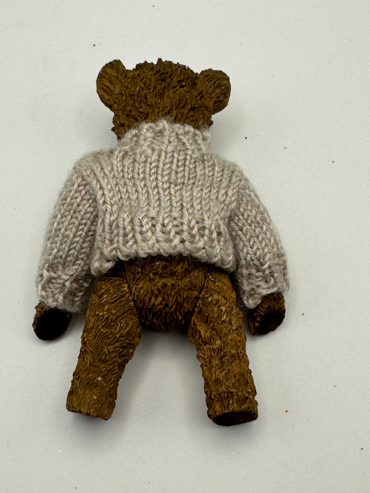 Boyds Bear Ceramic Figurine – Movable Arms & Legs with Sweater (4")