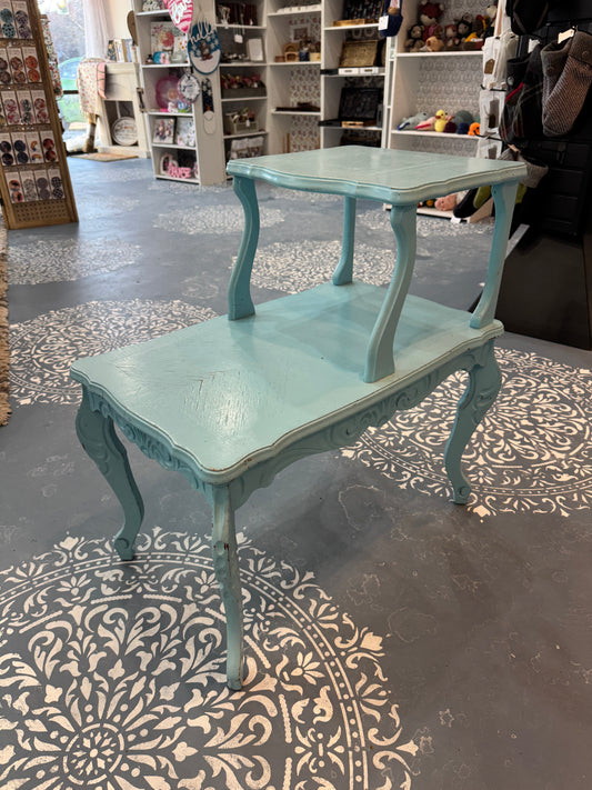 Vintage Two-Tier Accent End Table