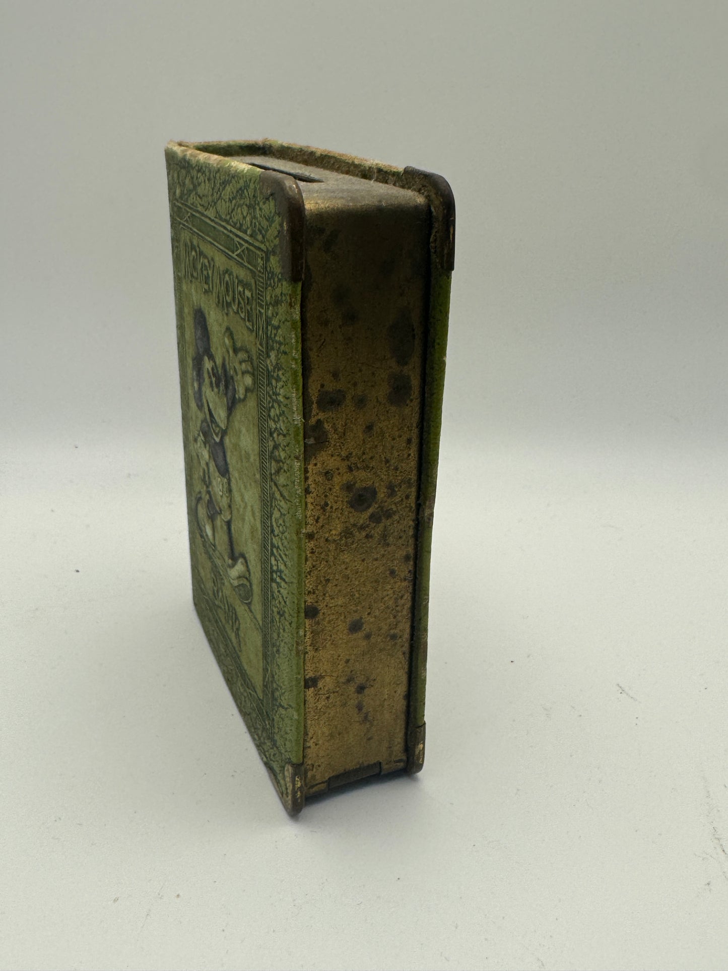 Vintage 1933 Zell Mickey Mouse Book Bank (3" x 4")