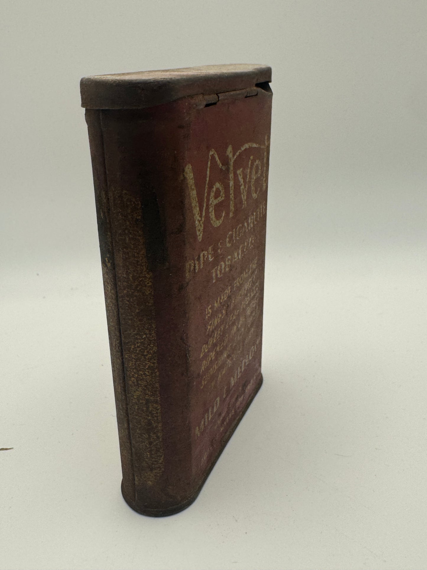 Vintage Great Velvet Tobacco Tin – Liggett & Myers Co. – Mid 1900s