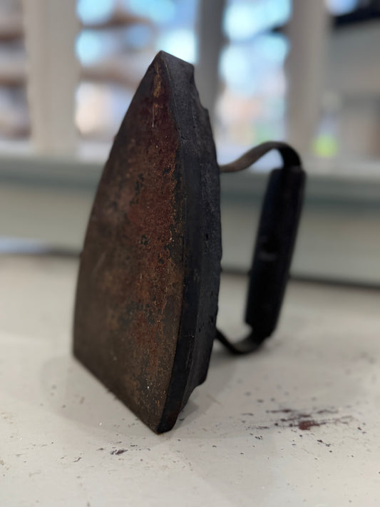 Vintage Cast Iron Sad Iron Decor