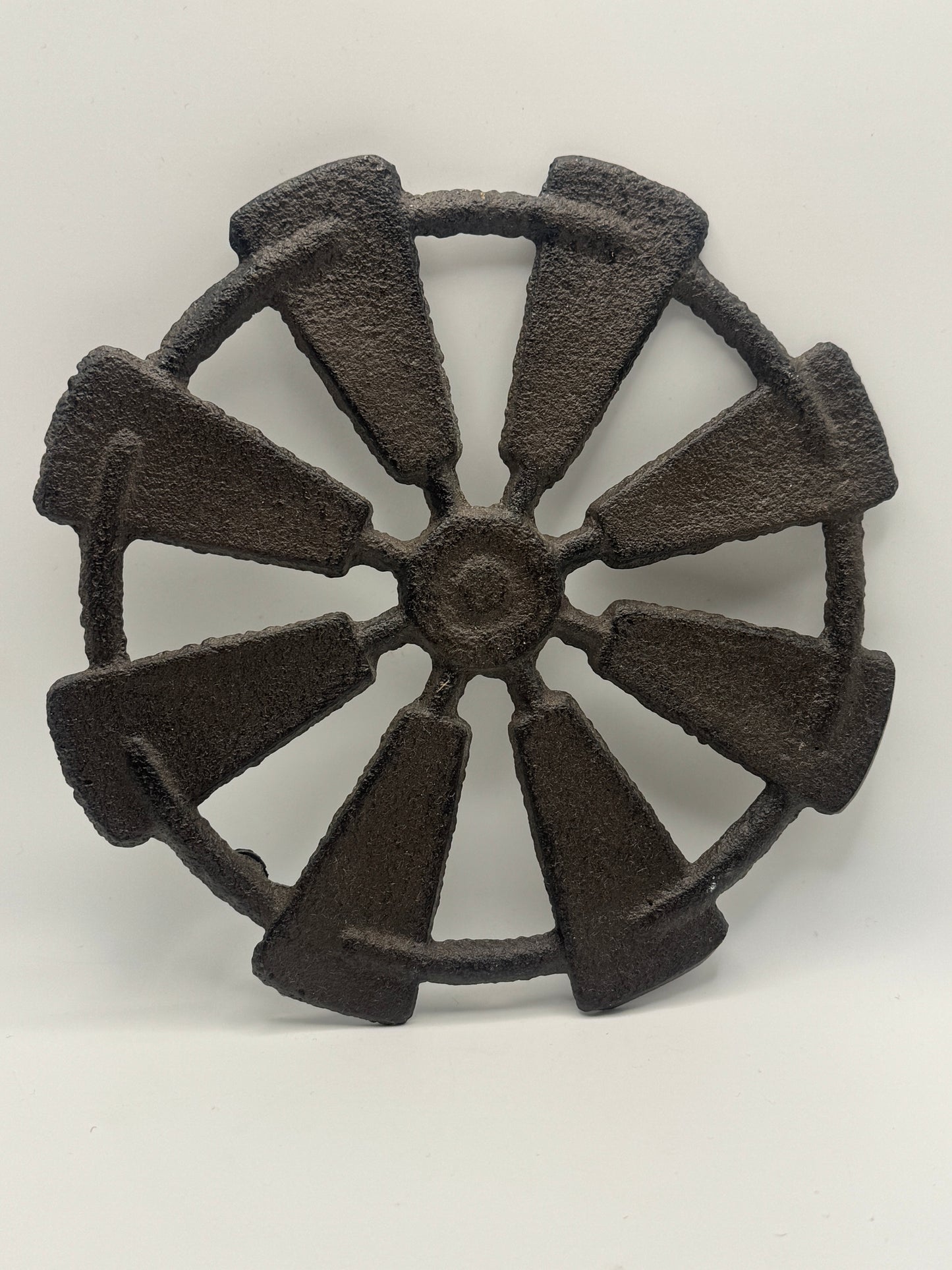 Cast Iron Windmill Trivet – Farmhouse Kitchen Decor