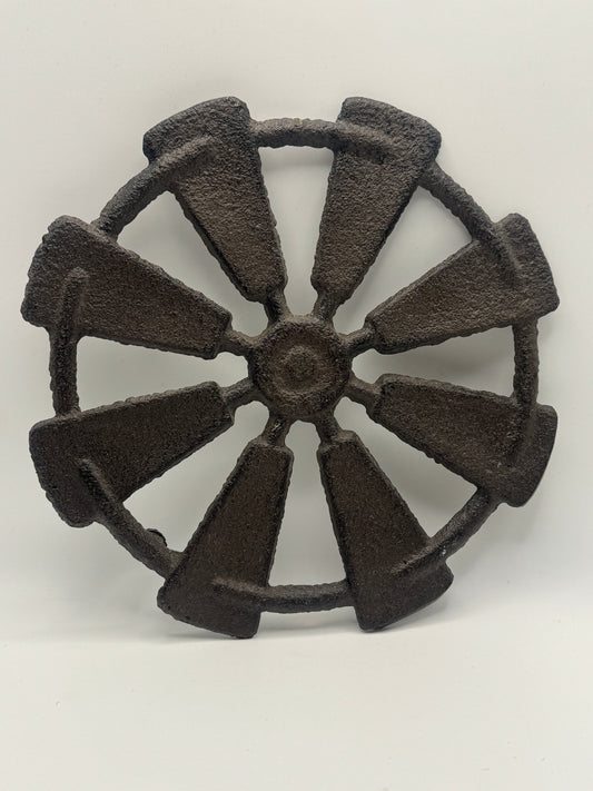 Cast Iron Windmill Trivet – Farmhouse Kitchen Decor