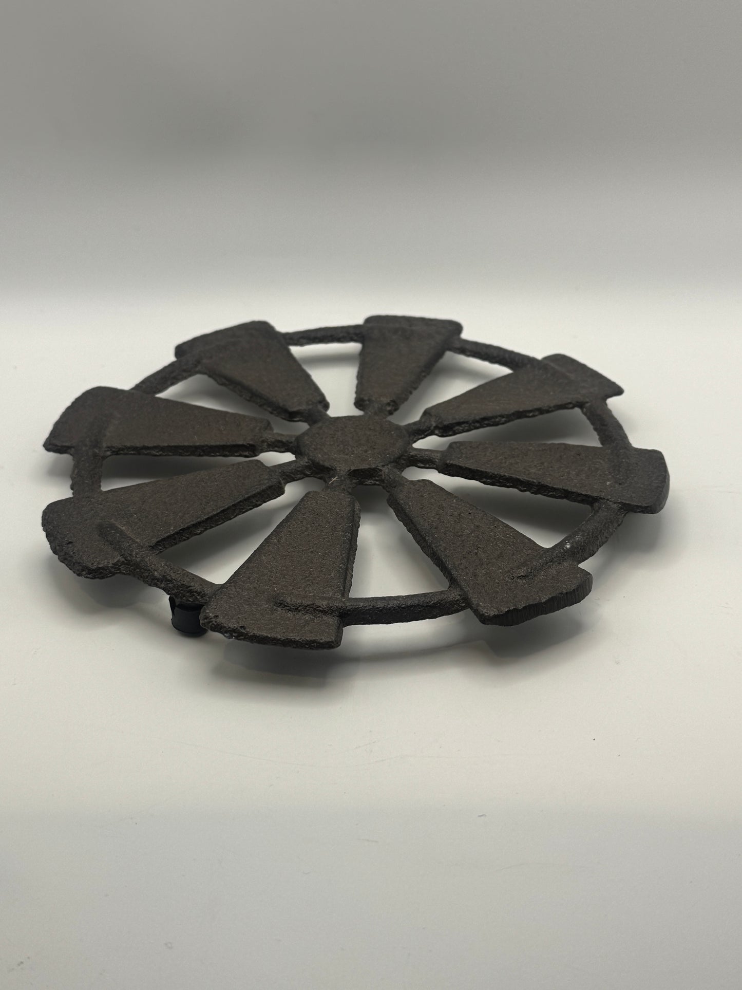 Cast Iron Windmill Trivet – Farmhouse Kitchen Decor
