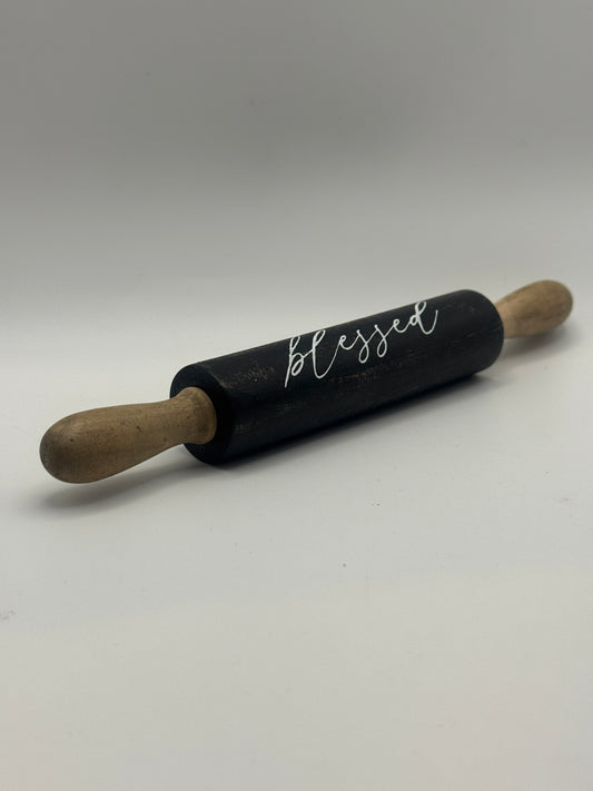 Blessed Mini Wooden Rolling Pin Decor