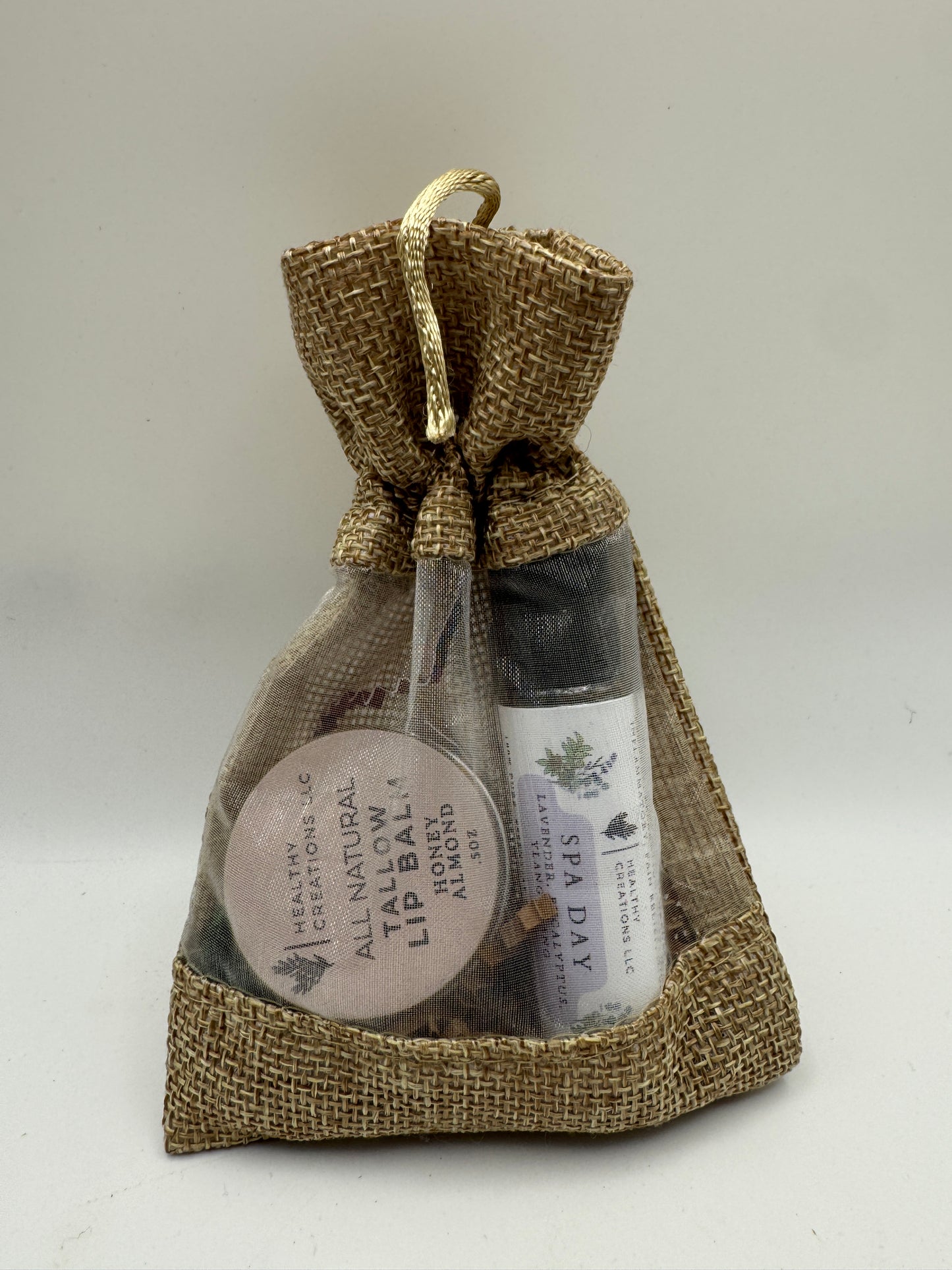 Honey Almond Lip Balm & Spa Day Rollerball Gift Set