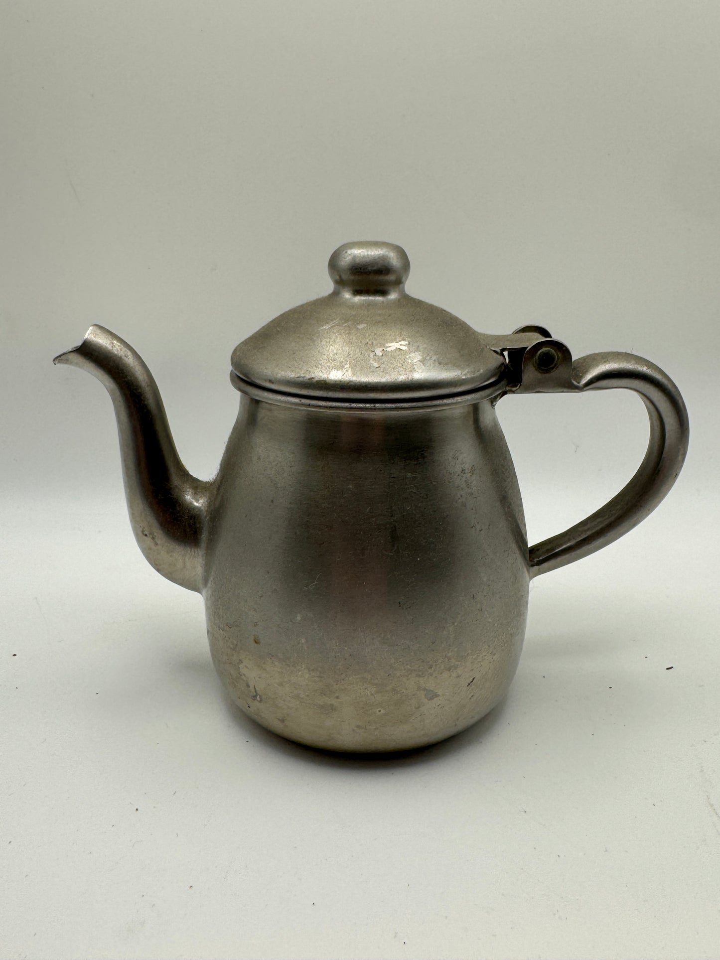 Vintage Metal Mini Teapot (4")