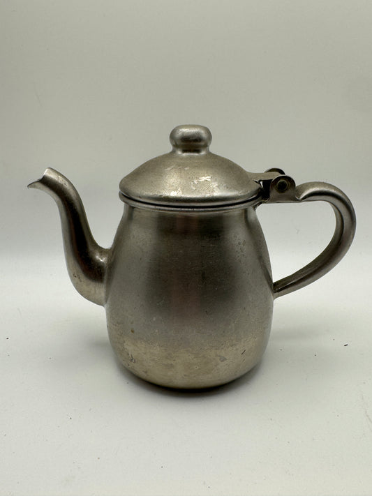 Vintage Metal Mini Teapot (4")