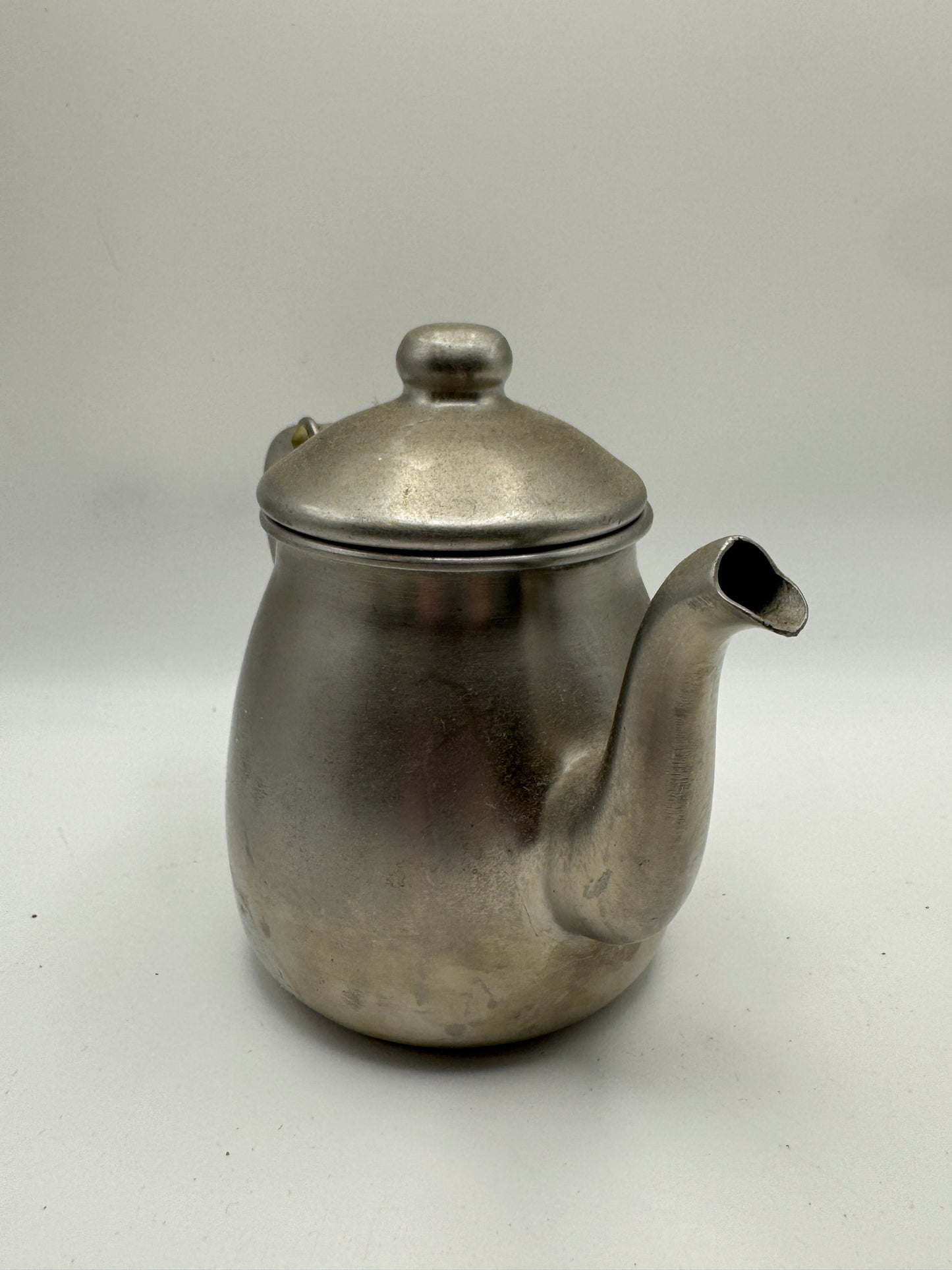 Vintage Metal Mini Teapot (4")