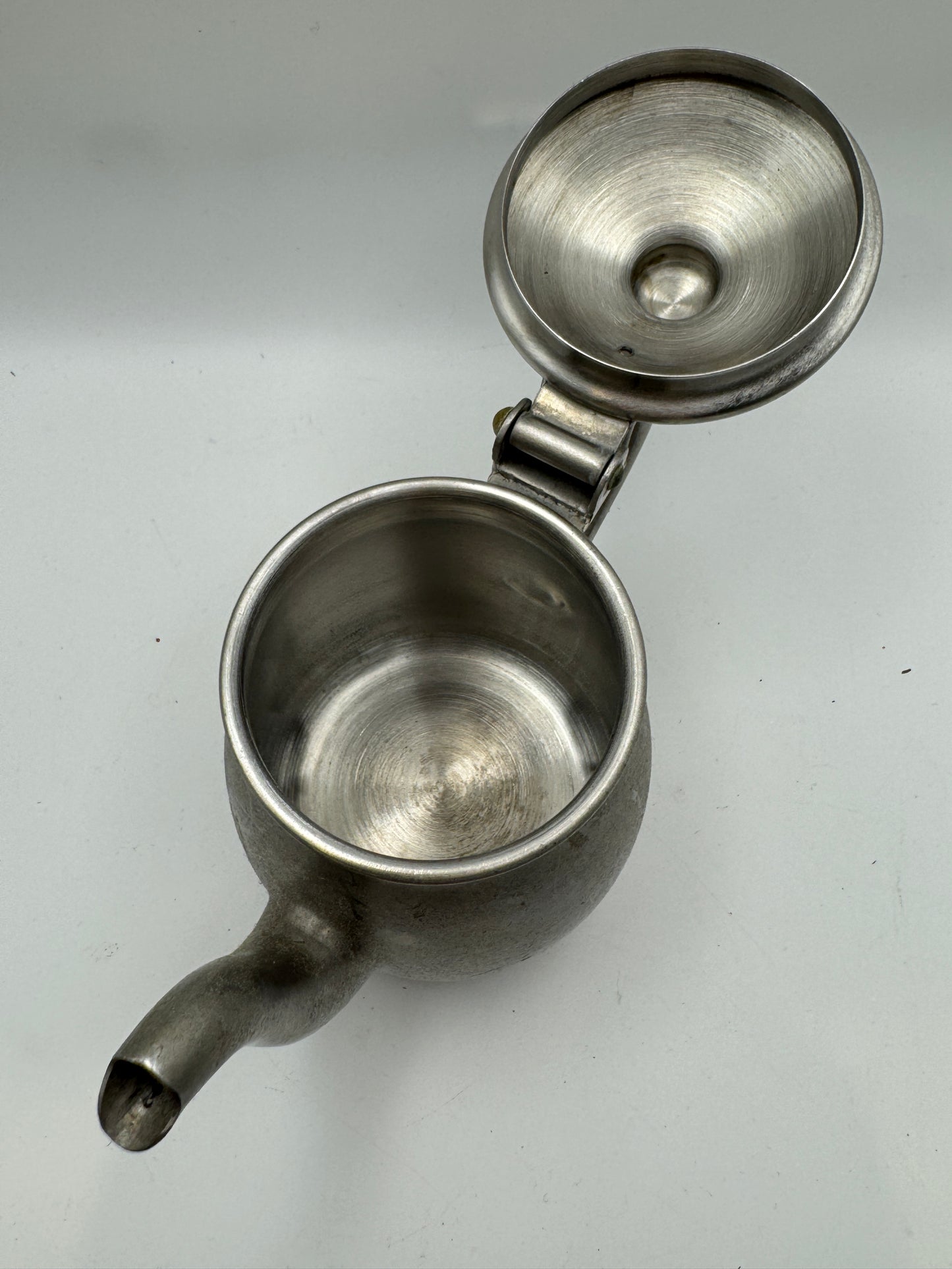 Vintage Metal Mini Teapot (4")