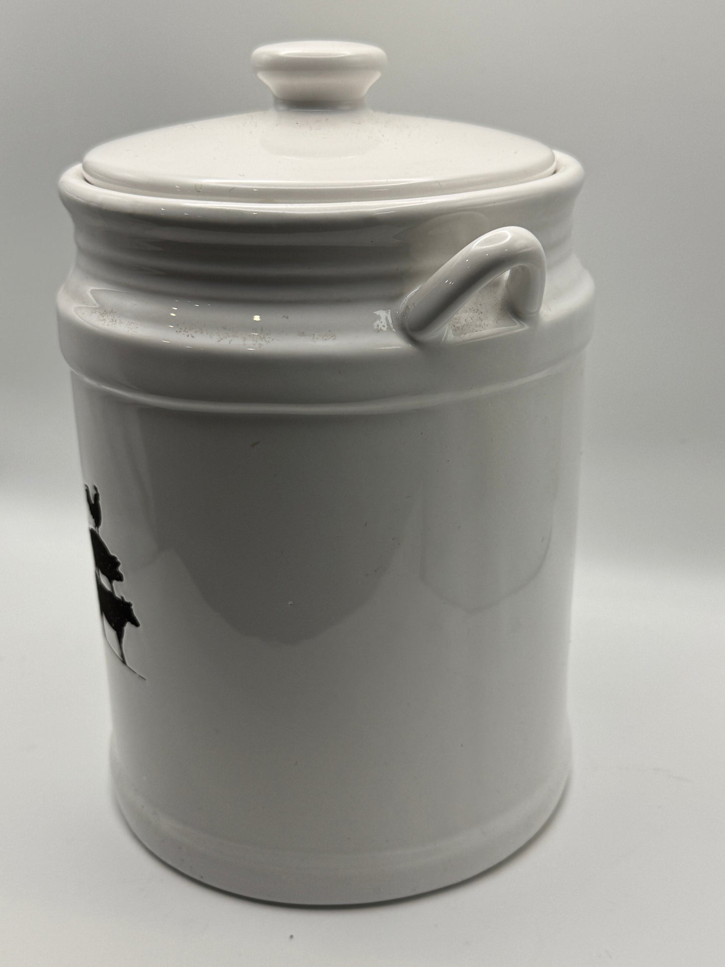 Farmyard Collection Ceramic Farm Animal Canister (9")